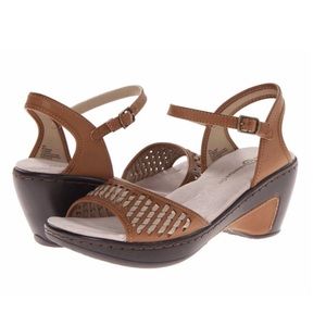 J-41 Womens Melbourne Platform Pump Camel Shoes !U